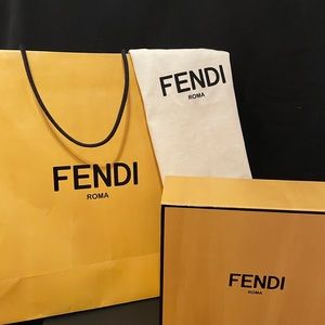 Fendi box 📦 with dust bag & shopping 🛍 bag